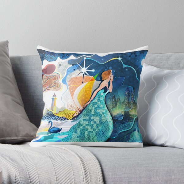 Between Your World Throw Pillow