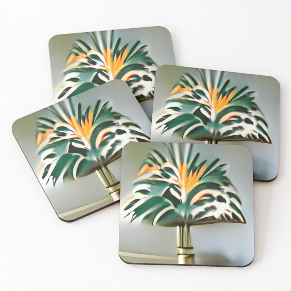 Item preview, royal palm mid-century colorful original art designed and sold by Surrealarts727.