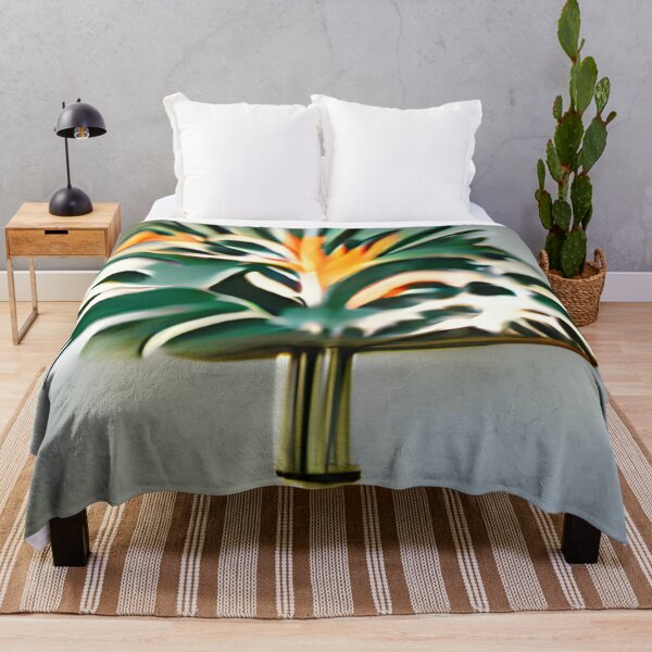 Item preview, royal palm mid-century colorful original art designed and sold by Surrealarts727.