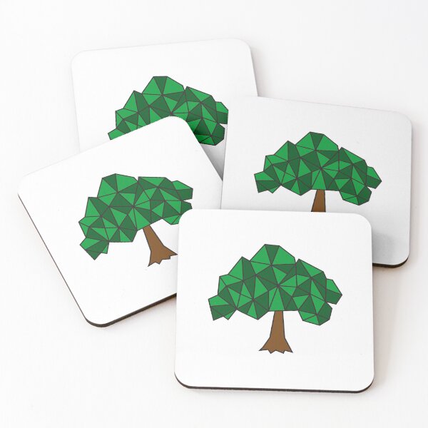 Item preview, Geometric Design Tree | Green designed and sold by HappyTee-NL.