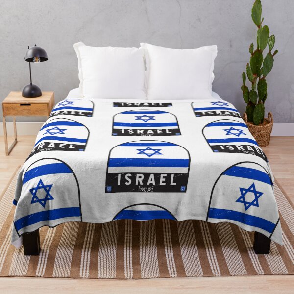 Item preview, Israel Flag Emblem Distressed Vintage designed and sold by KrisSidDesigns.