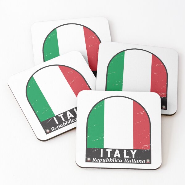 Item preview, Italy Flag Emblem Distressed Vintage designed and sold by KrisSidDesigns.