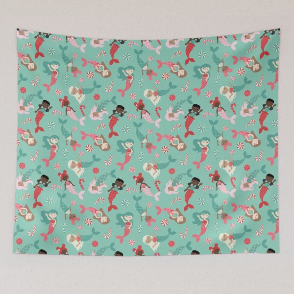 Item preview, Christmas Mermaids designed and sold by SamAnnDesigns.