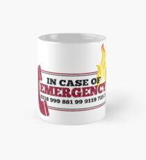 It Crowd Inspired - New Emergency Number - 0118 999 881 99 9119 725 3 - Moss and the Fire Mug