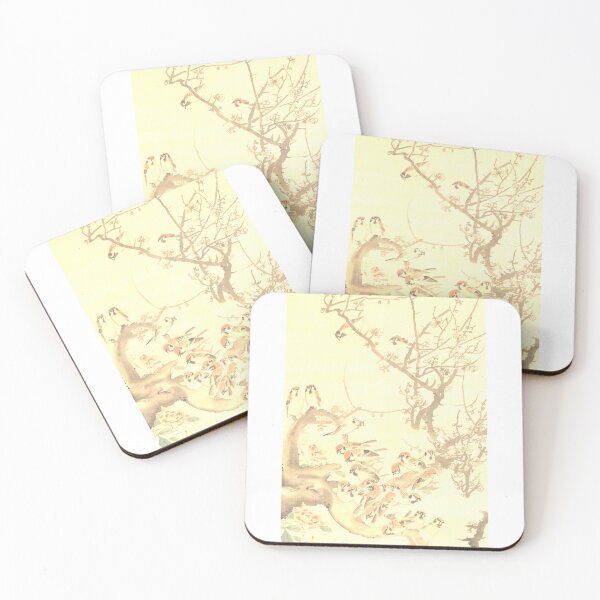 Item preview, Sparrows in a Plum Tree designed and sold by Ktwop.