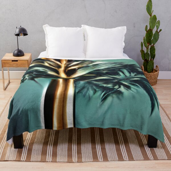 Item preview, royal palm mid-century colorful original art designed and sold by Surrealarts727.