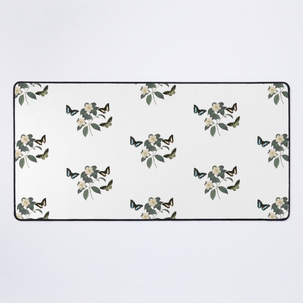 Item preview, Watercolor of white camellia flowers and butterflies - vintage flowers  designed and sold by Rubi16.