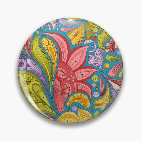 Item preview, Floral Pattern in Paisley Garden Indian Style designed and sold by lissantee.