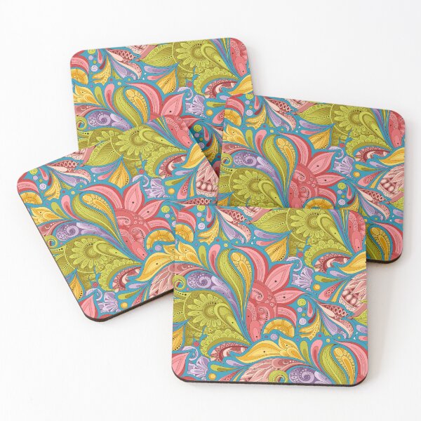 Item preview, Floral Pattern in Paisley Garden Indian Style designed and sold by lissantee.