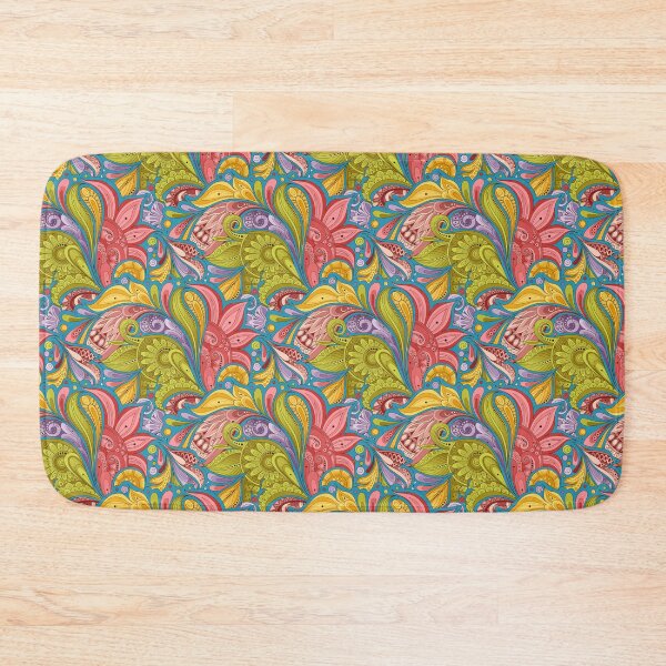 Item preview, Floral Pattern in Paisley Garden Indian Style designed and sold by lissantee.
