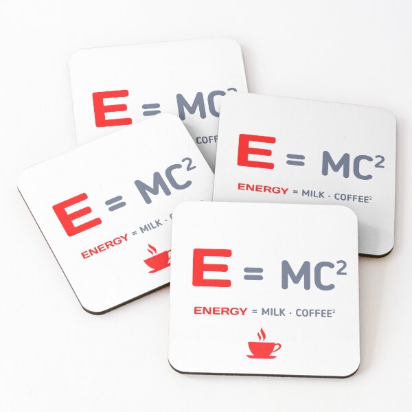 Item preview, Get Energized with E=mc² Energy Milk and Coffee designed and sold by UNIX-G.