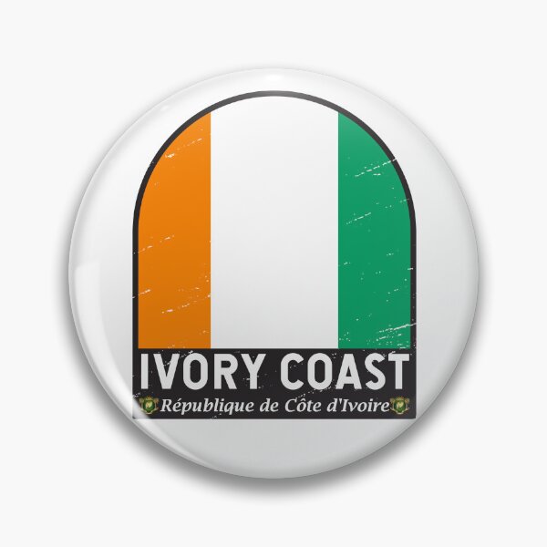 Item preview, Ivory Coast Flag Emblem Distressed Vintage designed and sold by KrisSidDesigns.