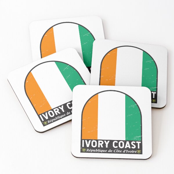 Item preview, Ivory Coast Flag Emblem Distressed Vintage designed and sold by KrisSidDesigns.