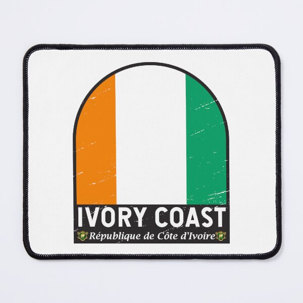 Item preview, Ivory Coast Flag Emblem Distressed Vintage designed and sold by KrisSidDesigns.