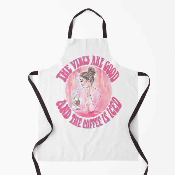 Item preview, The vibes are good and the coffee is iced designed and sold by PG Illustration.