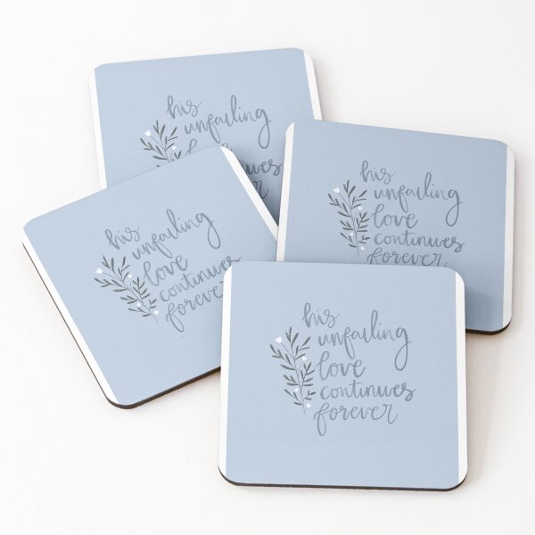Item preview, His Unfailing Love Continues Forever | Christian Artwork designed and sold by BiancasDesignCo.