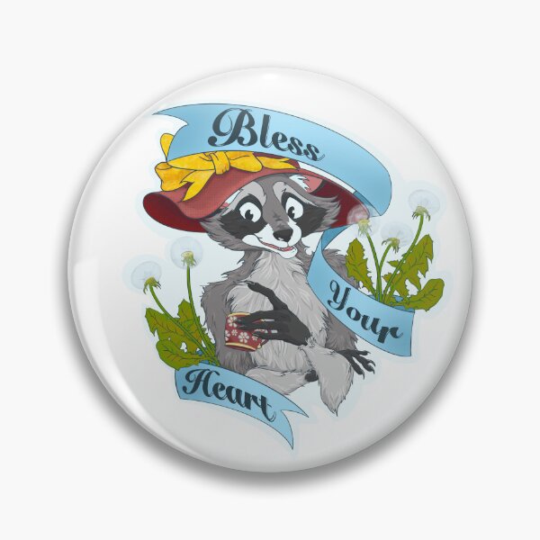 Item preview, Bless Your Heart Raccoon designed and sold by LuckyCrisis.