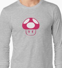 peach mushroom Long Sleeve T-Shirt