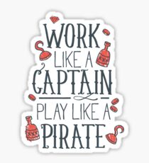 Play Like a Pirate Sticker