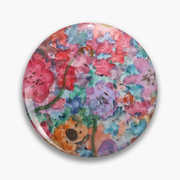 Item preview, Floral. Roses and blooms handpainted in acrylic  designed and sold by nocturniart.
