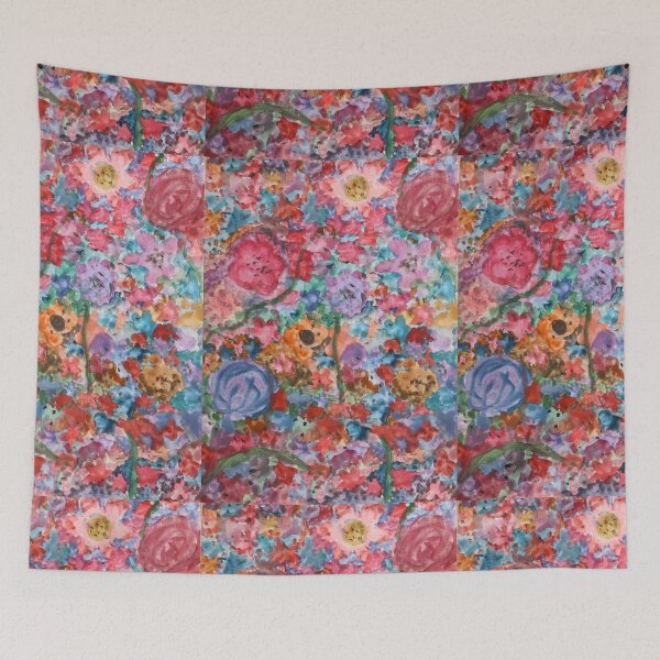 Item preview, Floral. Roses and blooms handpainted in acrylic  designed and sold by nocturniart.
