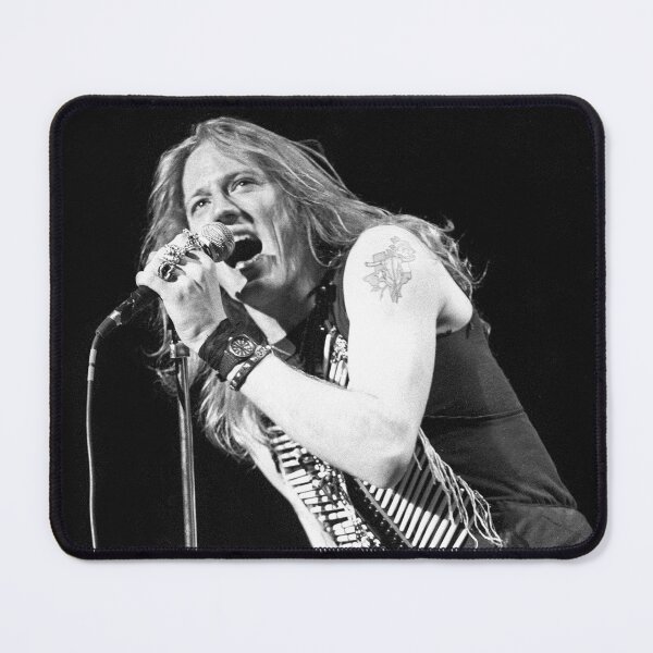 Item preview, Jason McMaster - Dangerous Toys - BW Photograph designed and sold by ConcertImages.