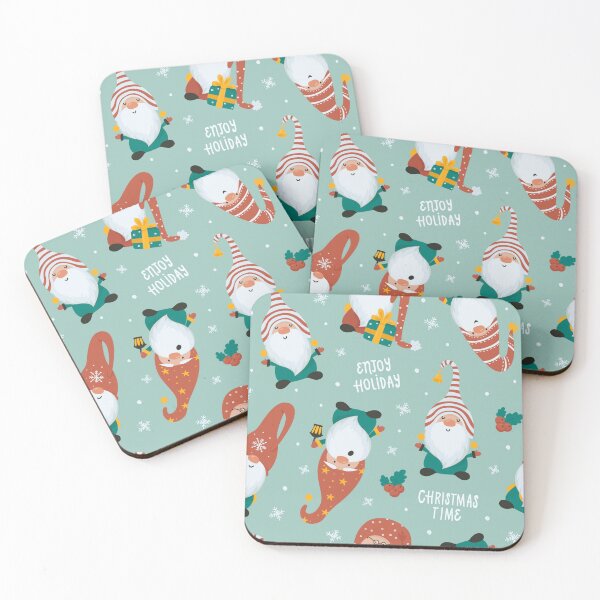 Item preview, Cute Christmas Gnome Pattern, Xmas Gnomes Pattern, Enjoy Holiday, Christmas Time designed and sold by antevasinart.
