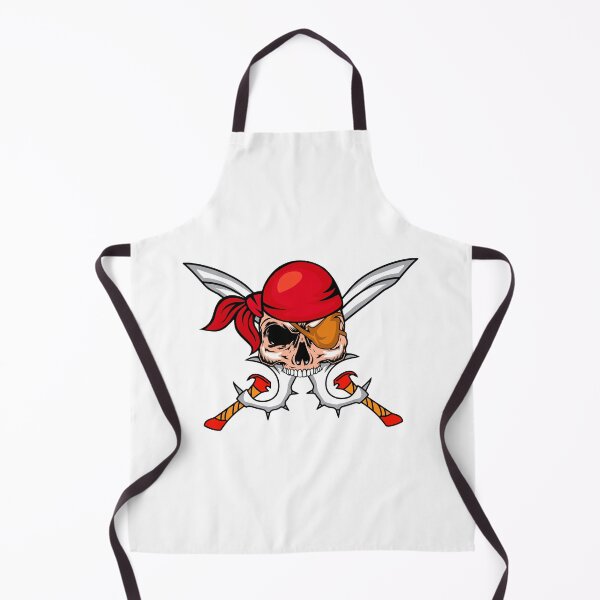 Item preview, Pirate Skull Crossed Swords Red Bandana designed and sold by CreativeCranium.