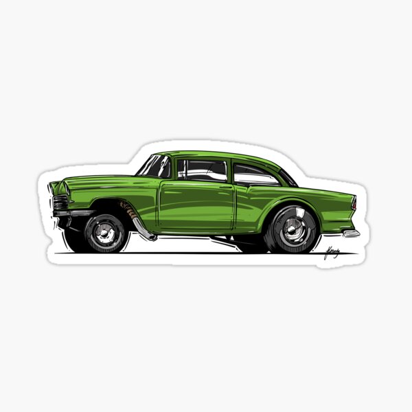 55' gasser Sticker for Sale by sixty7