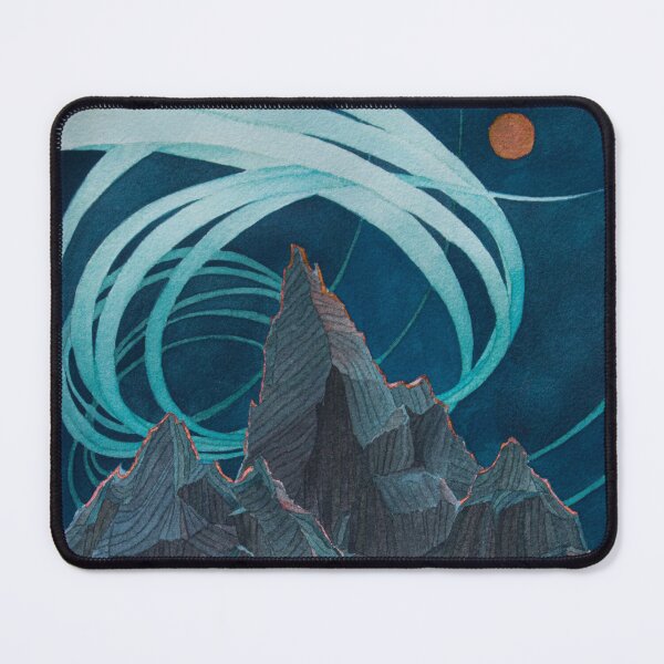 Item preview, Blue Mountain Watercolor Design designed and sold by ShaiSolomonArt.