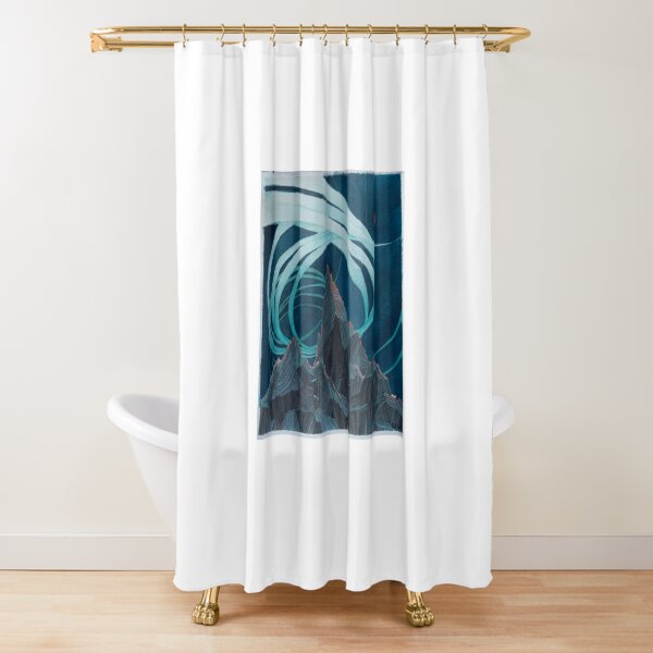 Item preview, Blue Mountain Watercolor Design designed and sold by ShaiSolomonArt.