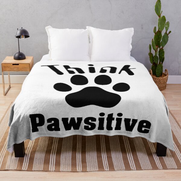 Item preview, Think Pawsitive Classical Black Paw designed and sold by Sonatablue.