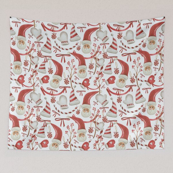 Item preview, Christmas Santa Claus Pattern, Xmas Santa Pattern, Enjoy Holiday, Christmas Time designed and sold by antevasinart.