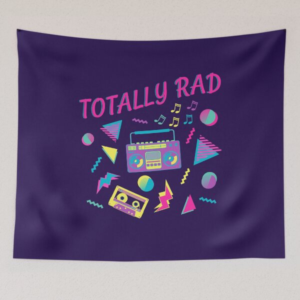 Item preview, Totally Rad 1980s Throwback - Retro Eighties Saying designed and sold by Forevercreative.