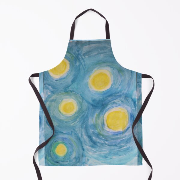 Item preview, Swirling suns, handpainted acrylic designed and sold by nocturniart.