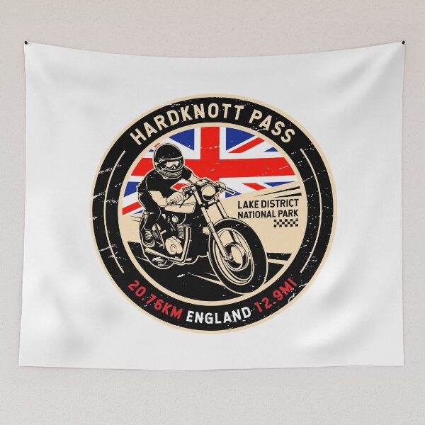 Item preview, Hardknott Pass | England | Motorcycle designed and sold by KrisSidDesigns.