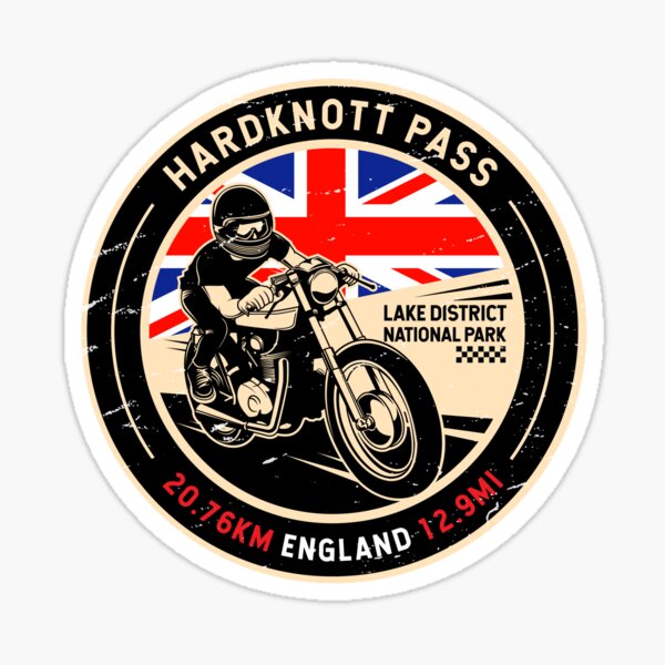 Item preview, Hardknott Pass | England | Motorcycle designed and sold by KrisSidDesigns.