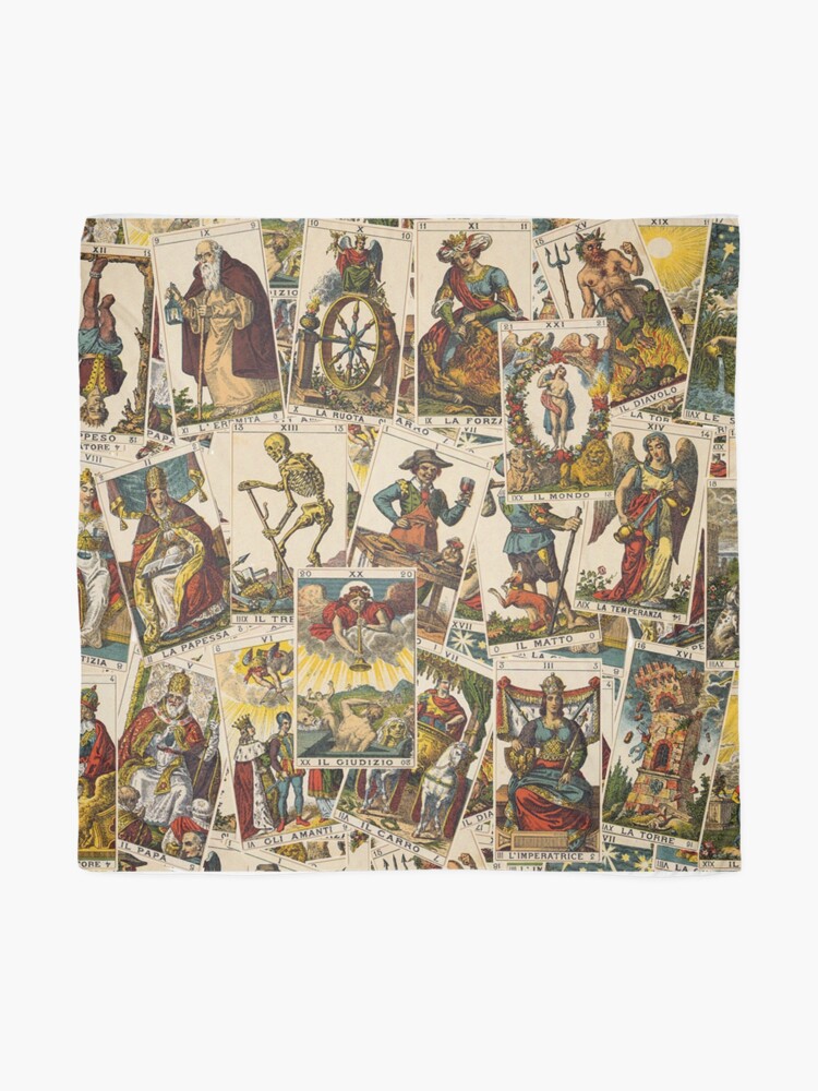 Alternate view of Tarot cards pattern Scarf