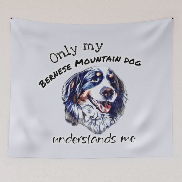 Item preview, Only my Bernese mountain dog understands me | funny dog quotes designed and sold by NathBros.