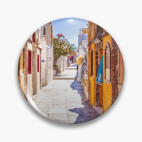 Item preview, Thera, Greece, Street, Mediterranean Architecture  designed and sold by newburyboutique.