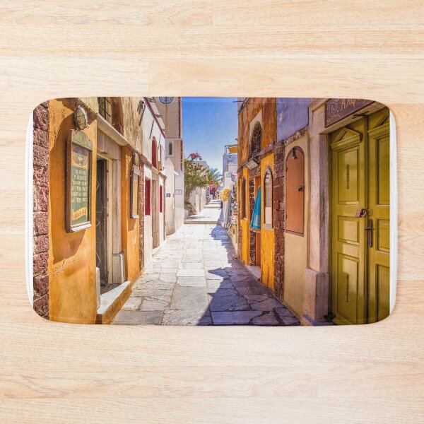 Item preview, Thera, Greece, Street, Mediterranean Architecture  designed and sold by newburyboutique.