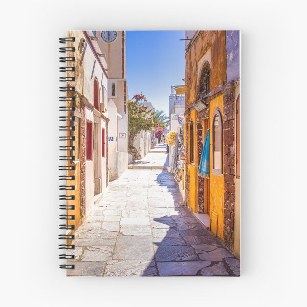 Item preview, Thera, Greece, Street, Mediterranean Architecture  designed and sold by newburyboutique.