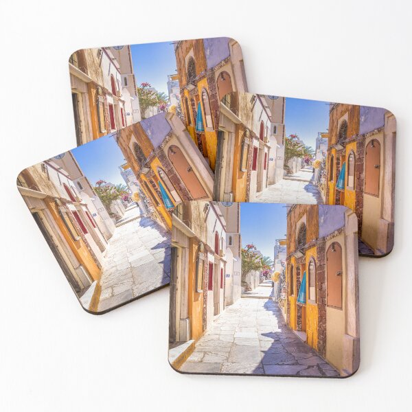 Item preview, Thera, Greece, Street, Mediterranean Architecture  designed and sold by newburyboutique.
