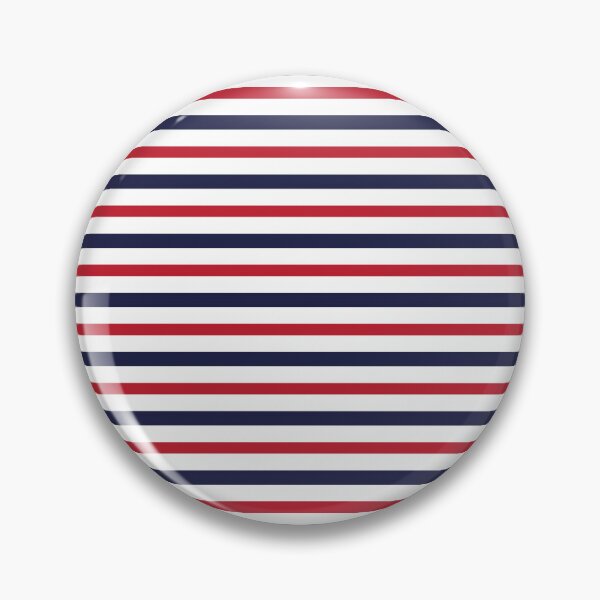 Item preview, Horizontal Blue Red Pinstripe Pattern, Blue Red Horizontal Stripes designed and sold by antevasinart.