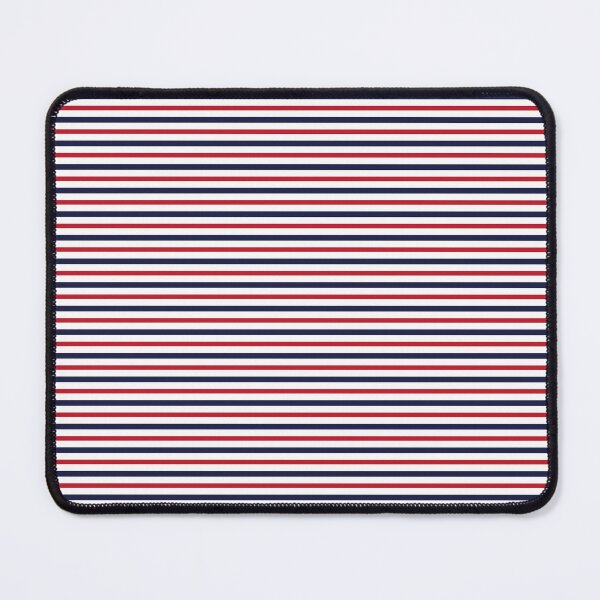Item preview, Horizontal Blue Red Pinstripe Pattern, Blue Red Horizontal Stripes designed and sold by antevasinart.