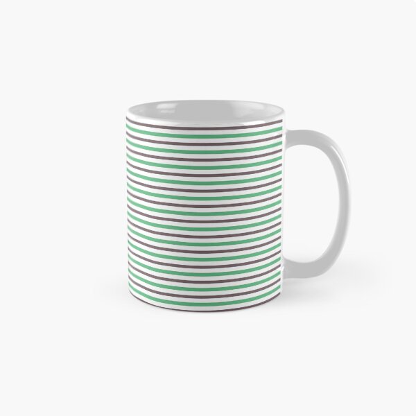 Item preview, Horizontal Grey Green Pinstripe Pattern, Grey Green Horizontal Stripes designed and sold by antevasinart.