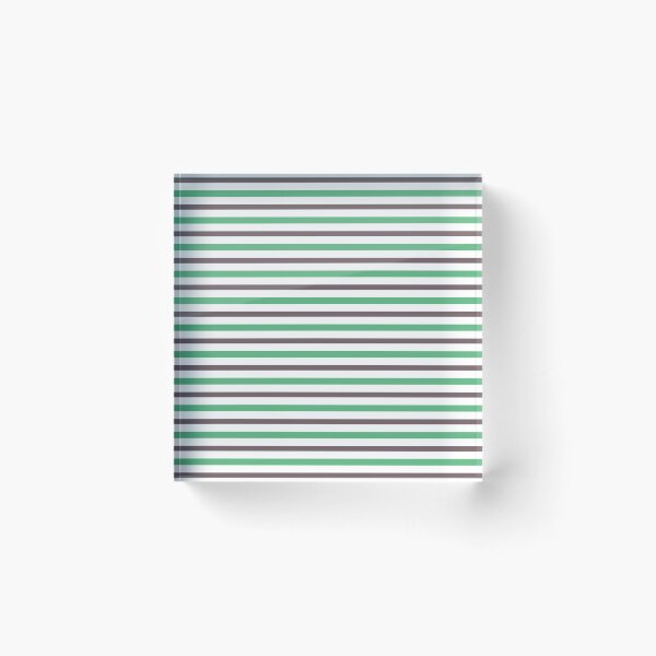 Item preview, Horizontal Grey Green Pinstripe Pattern, Grey Green Horizontal Stripes designed and sold by antevasinart.