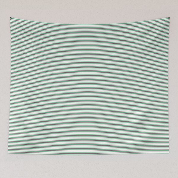 Item preview, Horizontal Grey Green Pinstripe Pattern, Grey Green Horizontal Stripes designed and sold by antevasinart.