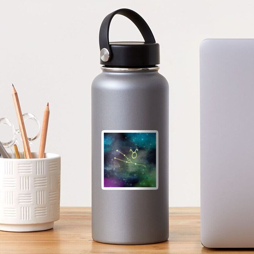 Taurus Constellation Starry Night Sky Sticker