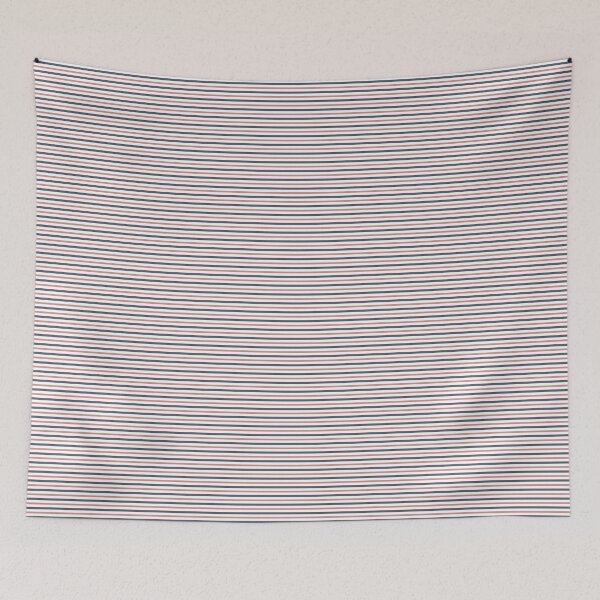 Item preview, Horizontal Grey Pink Pinstripe Pattern, Grey Pink Horizontal Stripes designed and sold by antevasinart.